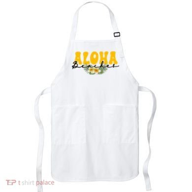 Aloha Beaches Funny Hawaii Tropical Apron