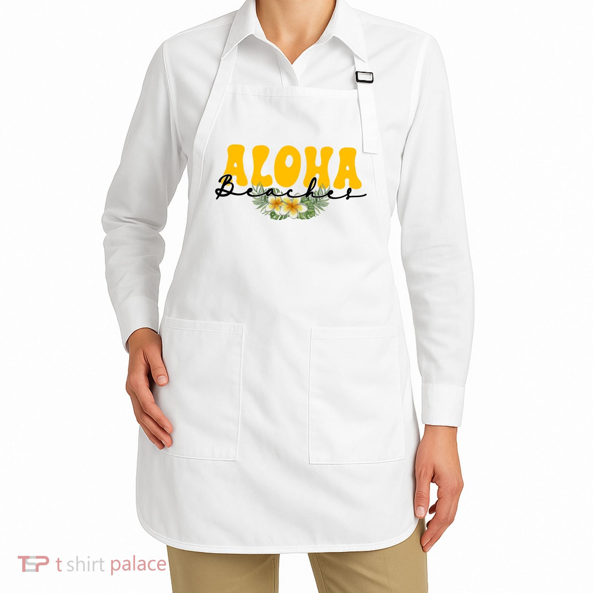 Aloha Beaches Funny Hawaii Tropical Apron