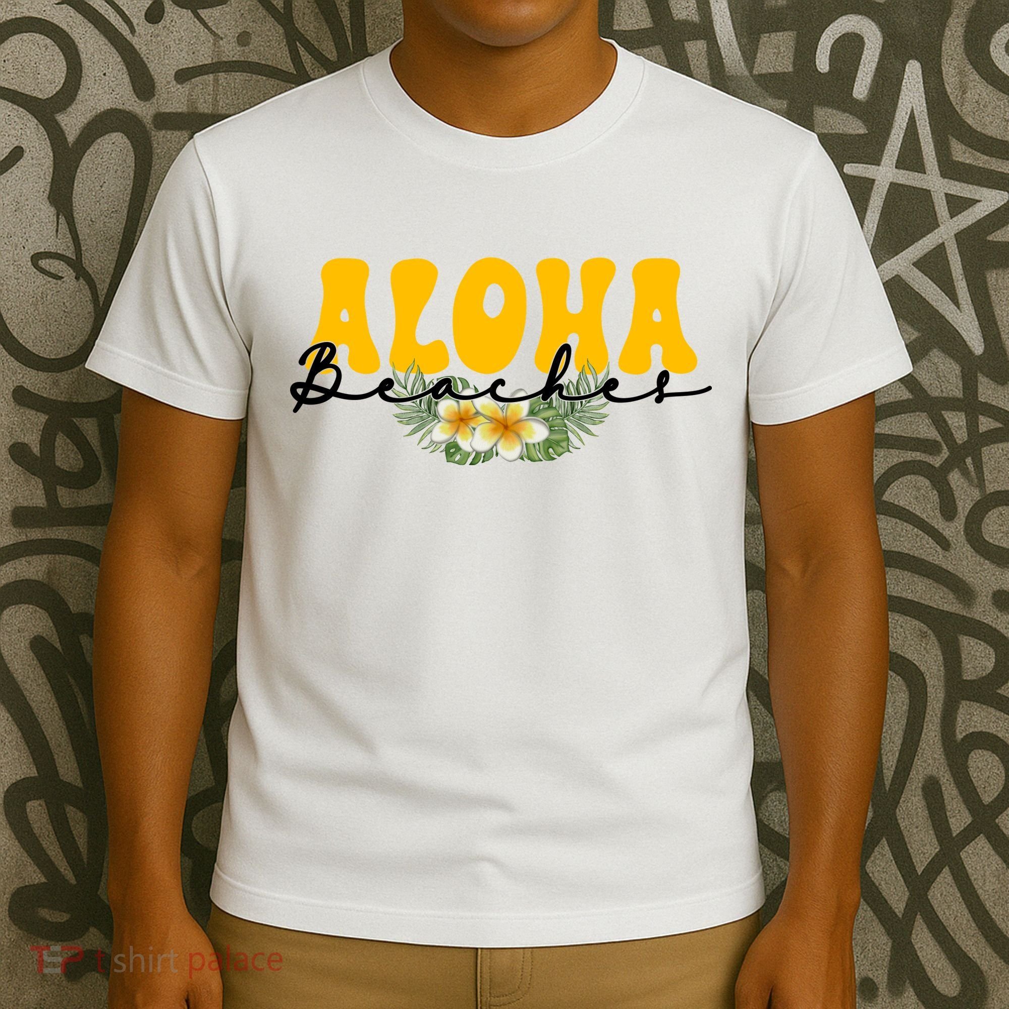 Aloha Beaches Funny Hawaii Tropical T-Shirt