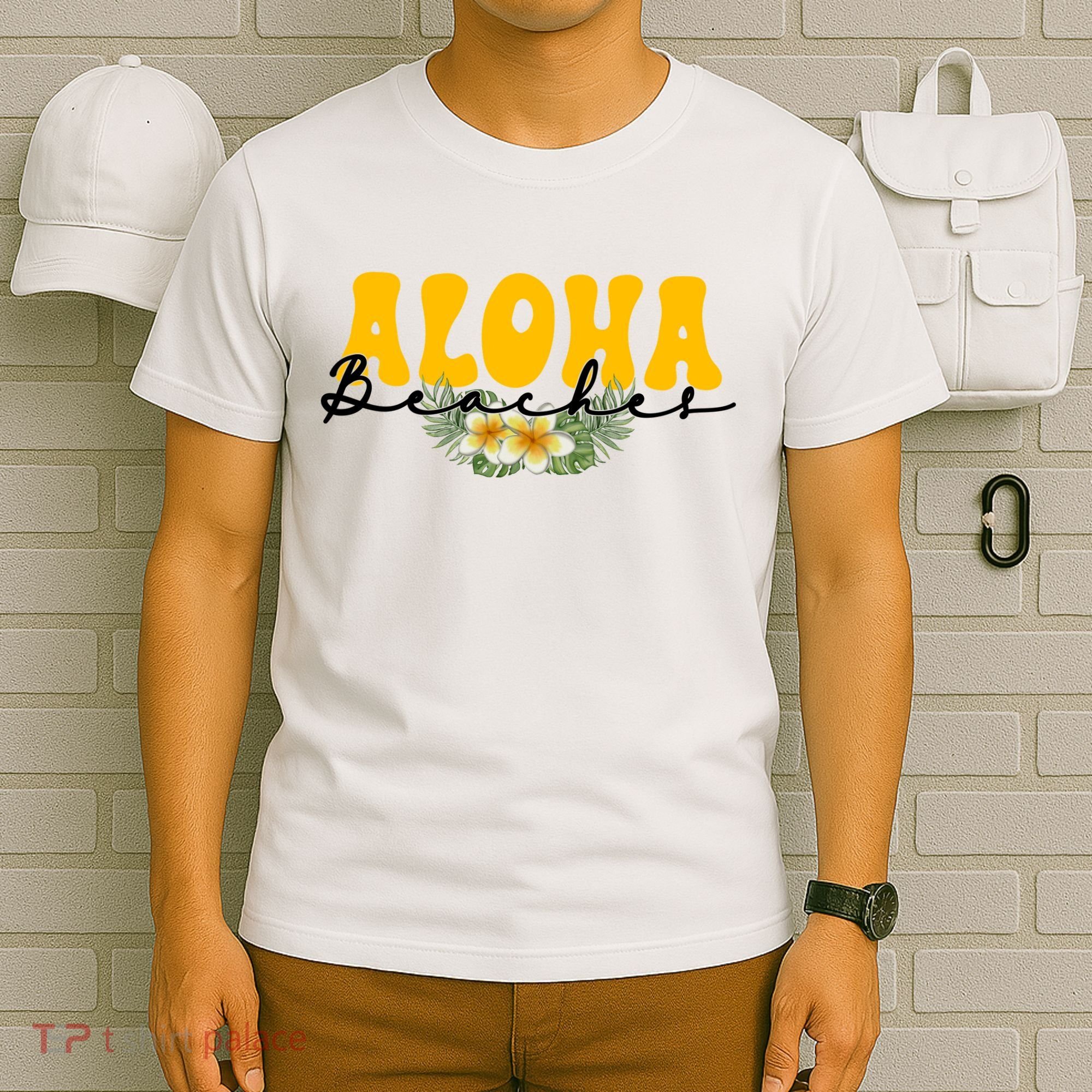 Aloha Beaches Funny Hawaii Tropical T-Shirt