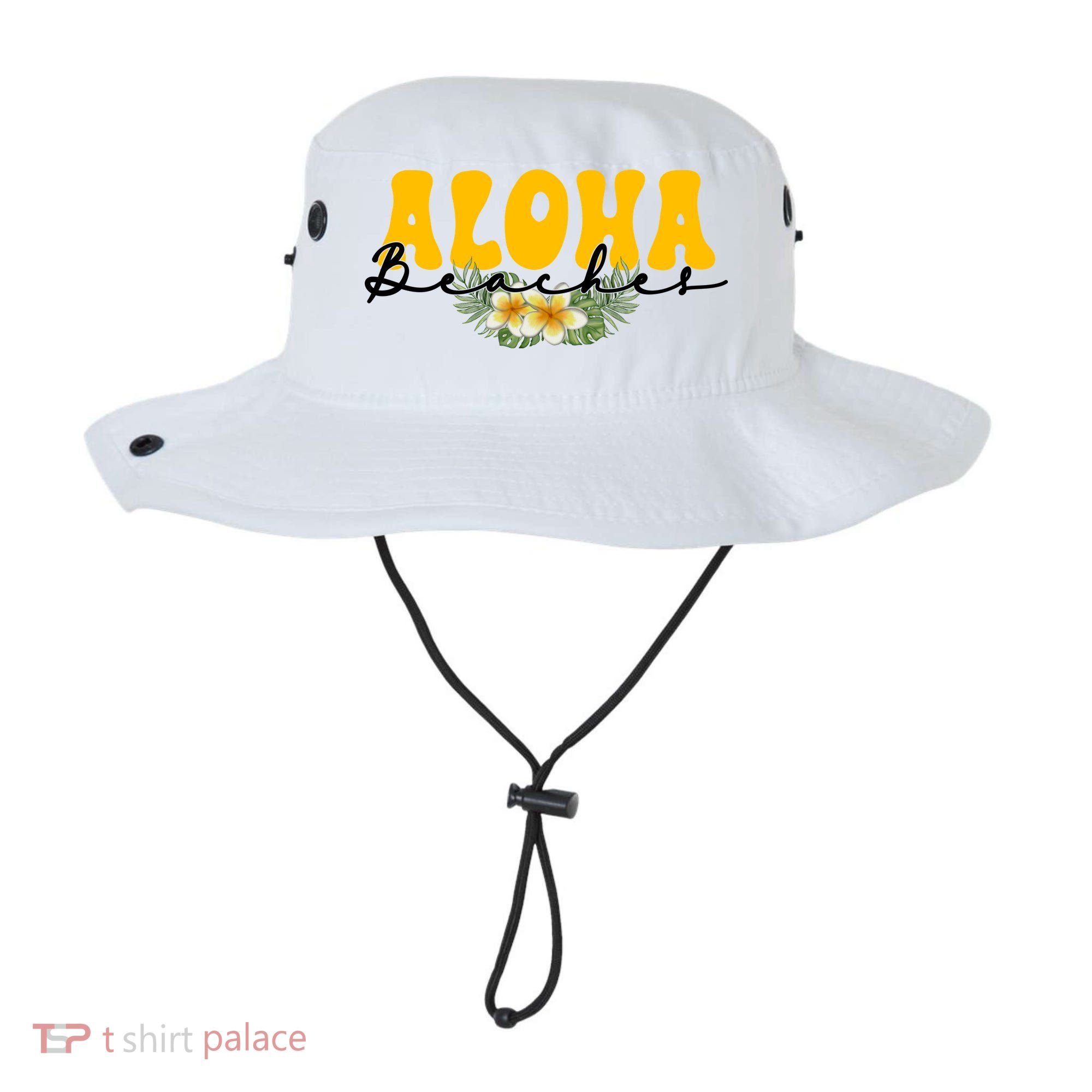 Aloha Beaches Funny Hawaii Tropical Bucket Hat