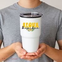 Aloha Beaches Funny Hawaii Tropical Tumbler thumb 2