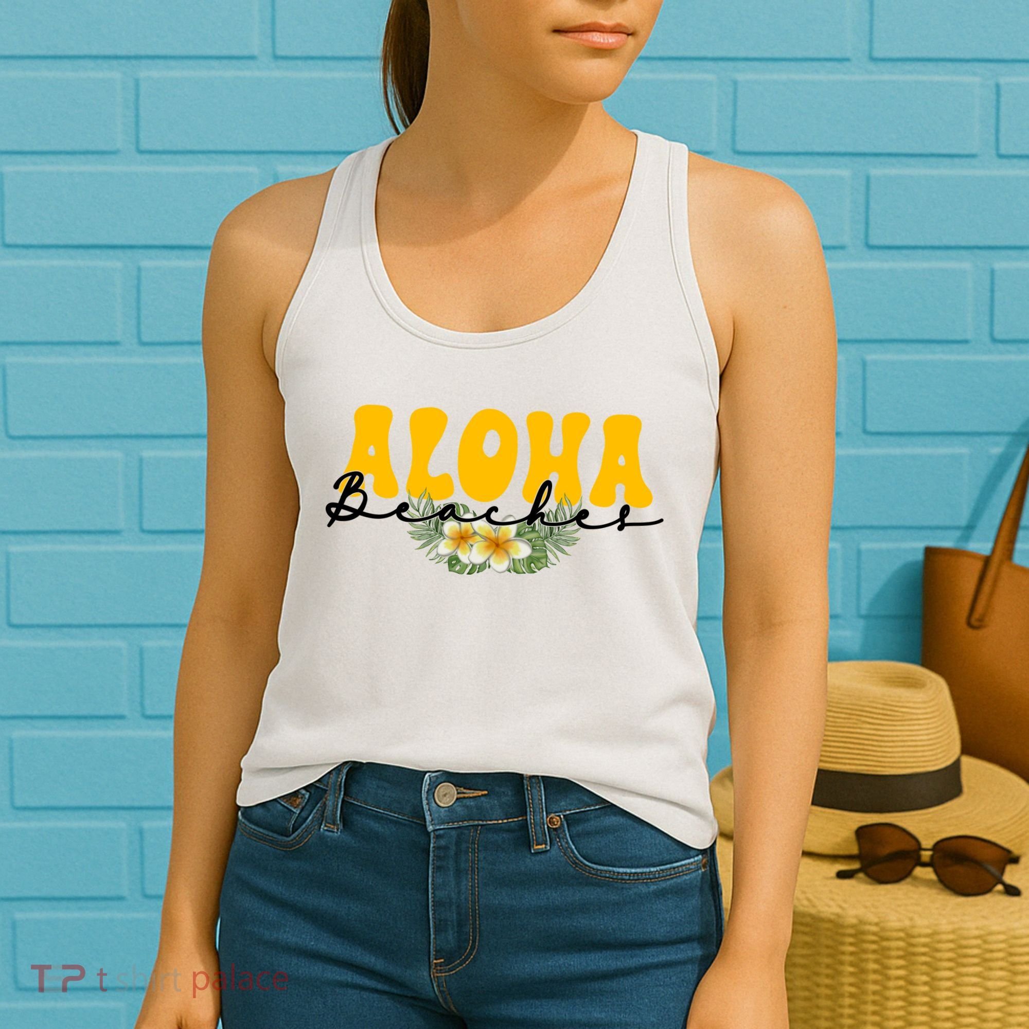 Aloha Beaches Funny Hawaii Tropical Women's Tank Top