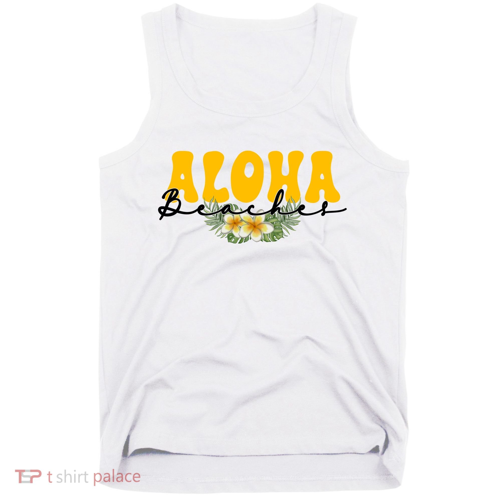 Aloha Beaches Funny Hawaii Tropical Tank Top