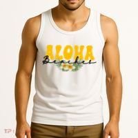 Aloha Beaches Funny Hawaii Tropical Tank Top thumb 3