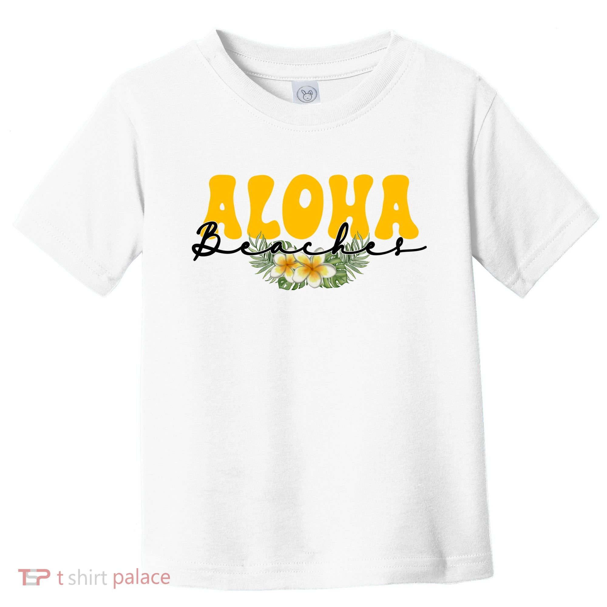 Aloha Beaches Funny Hawaii Tropical Toddler T-Shirt