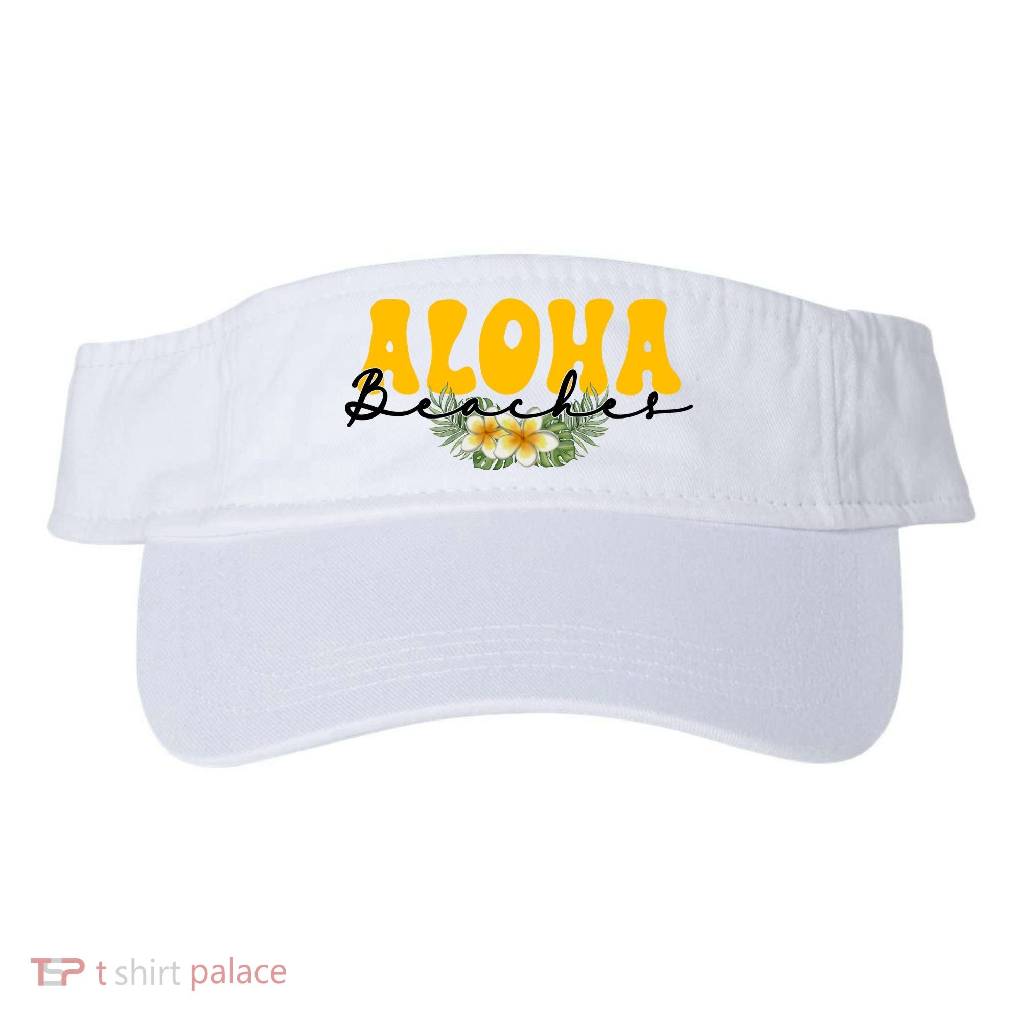 Aloha Beaches Funny Hawaii Tropical Visor