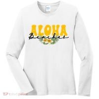 Aloha Beaches Funny Hawaii Tropical Women's Long Sleeve Shirt thumb 0