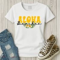Aloha Beaches Funny Hawaii Tropical Women's T-Shirt thumb 3