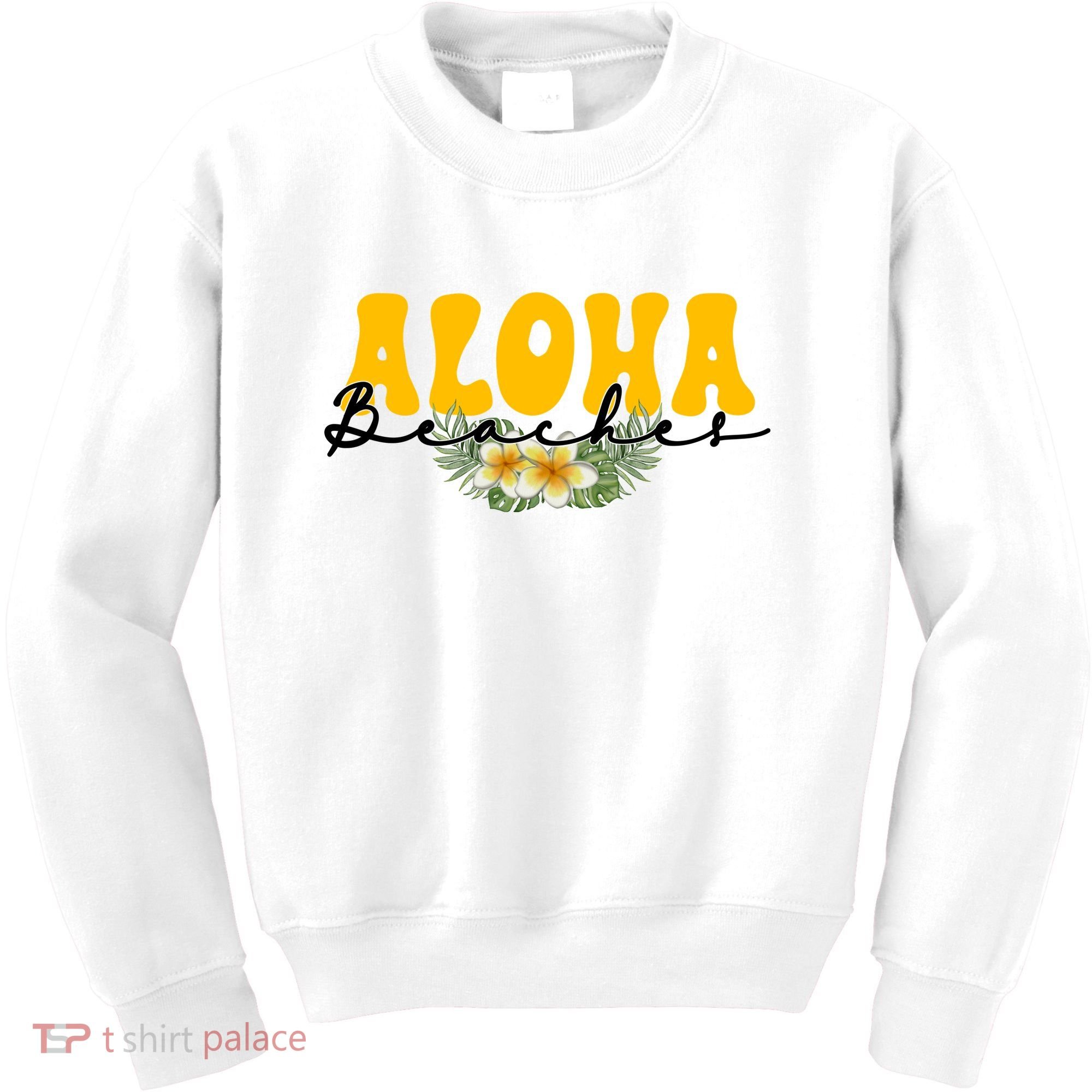 Aloha Beaches Funny Hawaii Tropical Kids Sweatshirt