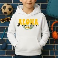 Aloha Beaches Funny Hawaii Tropical Kids Hoodie thumb 2