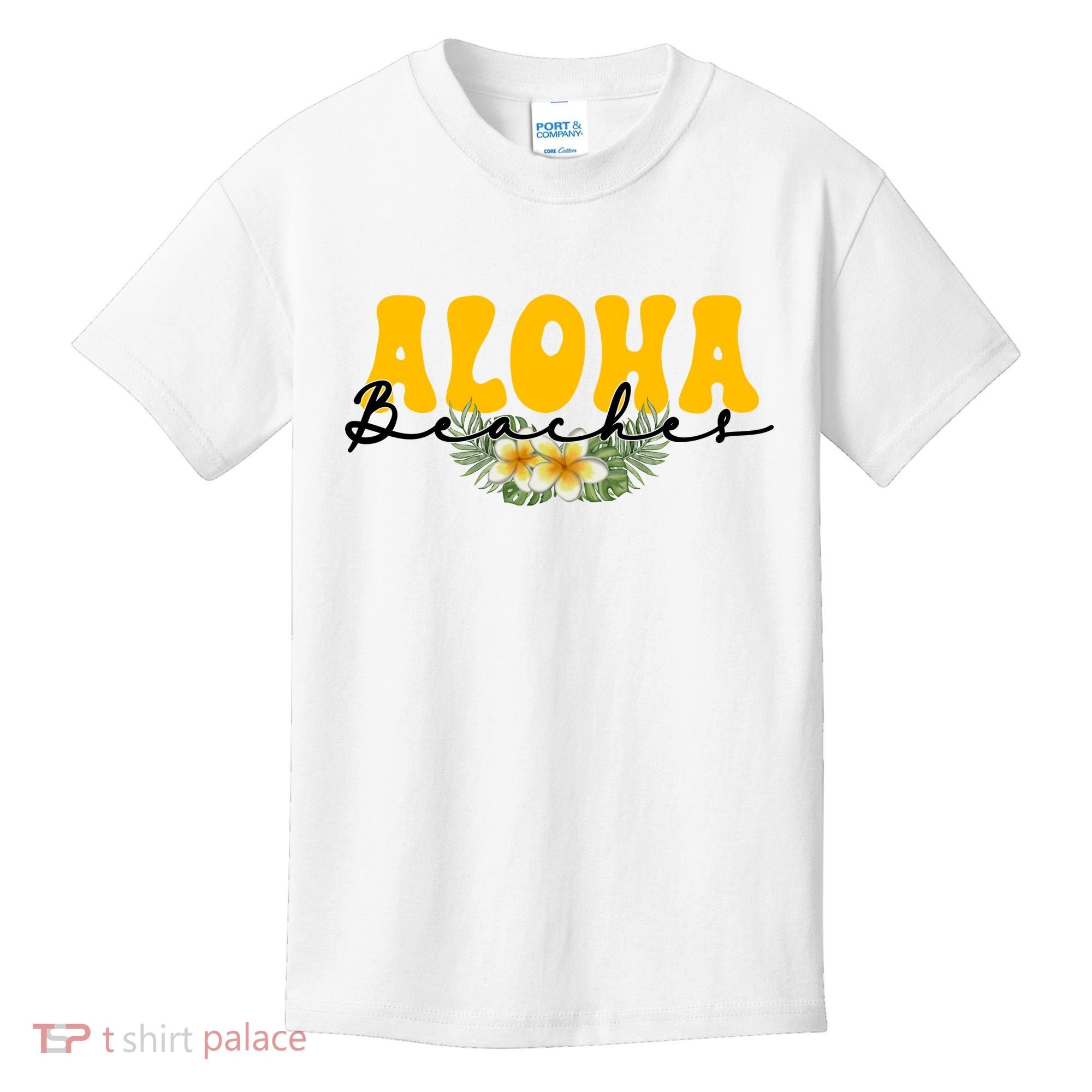 Aloha Beaches Funny Hawaii Tropical Kids T-Shirt