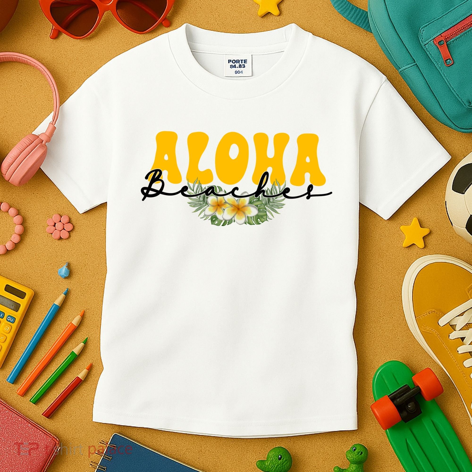 Aloha Beaches Funny Hawaii Tropical Kids T-Shirt