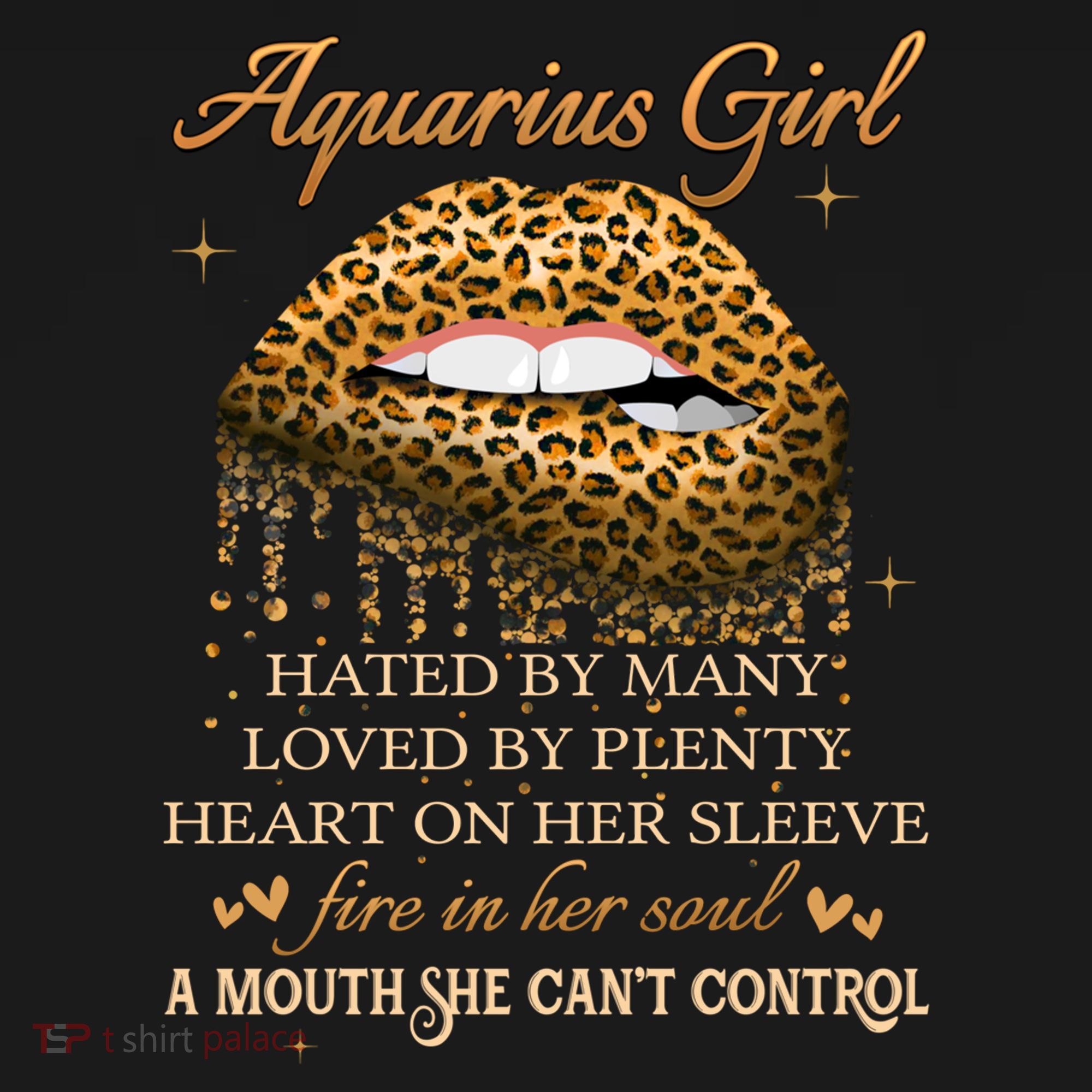 Aquarius Birthday Funny Gift Funny Leopard Sexy Lip Gift Bucket Hat