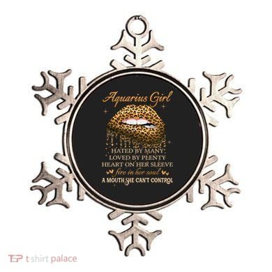 Aquarius Birthday Funny Gift Funny Leopard Sexy Lip Gift Ornament