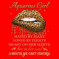 Aquarius Birthday Funny Gift Funny Leopard Sexy Lip Gift Santa Hat thumb 1