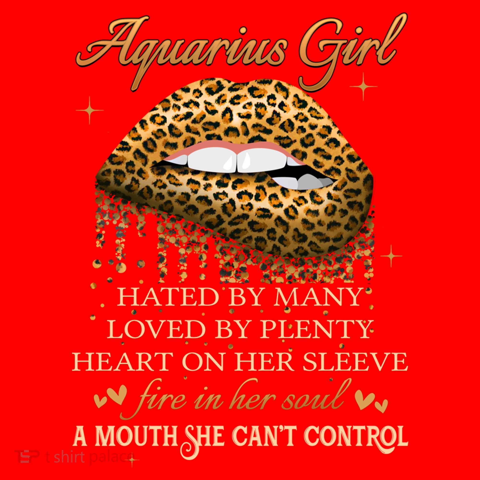 Aquarius Birthday Funny Gift Funny Leopard Sexy Lip Gift Santa Hat