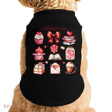 All Booked For ValentineS Day Coquette Bow Teacher Bookworm Doggie Tank