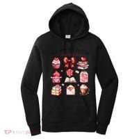 All Booked For ValentineS Day Coquette Bow Teacher Bookworm Women's Hoodie thumb 0
