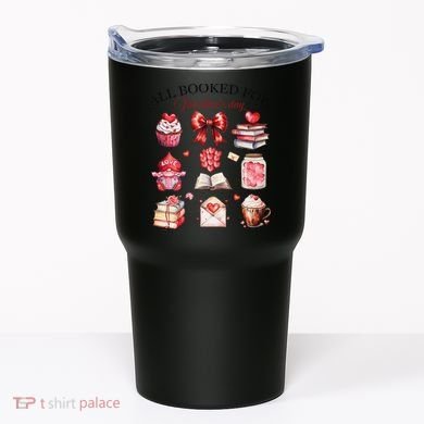 All Booked For ValentineS Day Coquette Bow Teacher Bookworm Tumbler