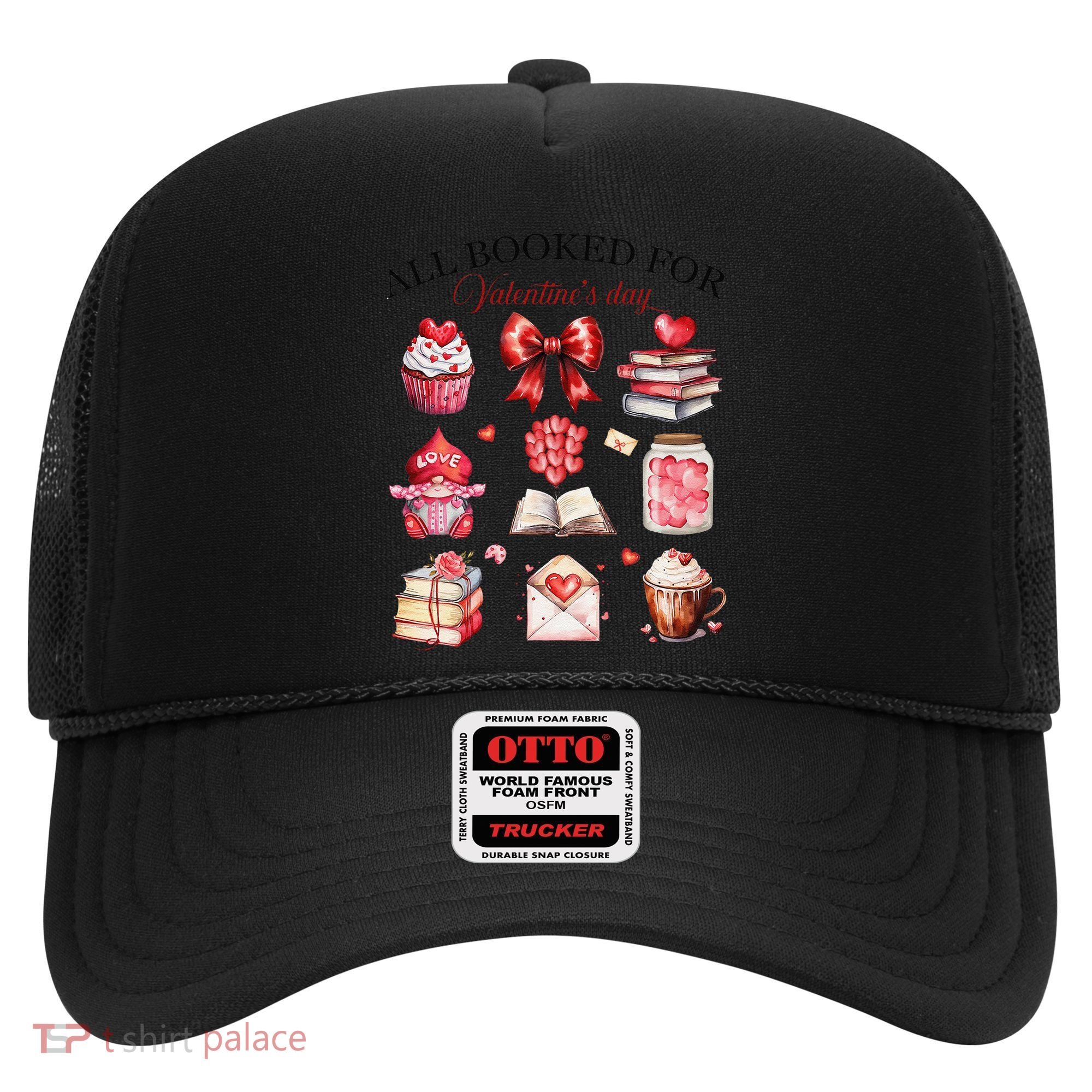 All Booked For ValentineS Day Coquette Bow Teacher Bookworm Hat