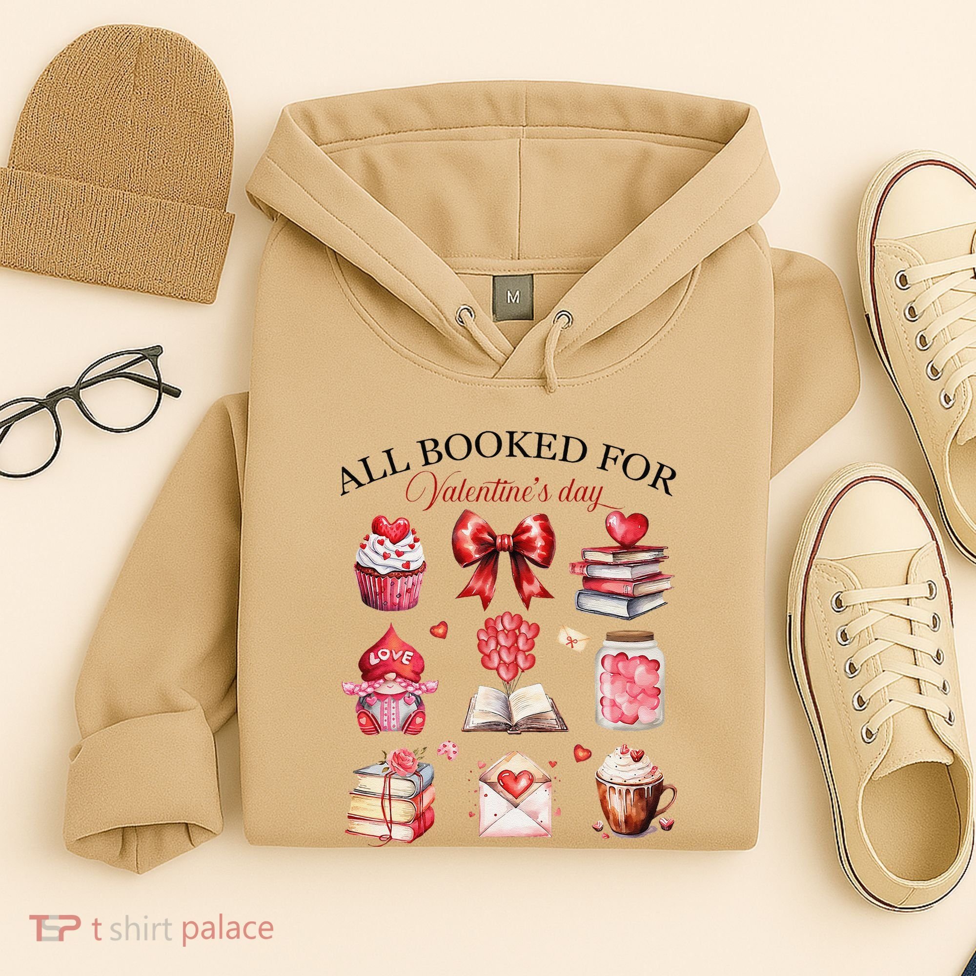 All Booked For ValentineS Day Coquette Bow Teacher Bookworm Hoodie