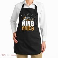 Aries Birthday Gifts King Aries Zodiac Apron thumb 2