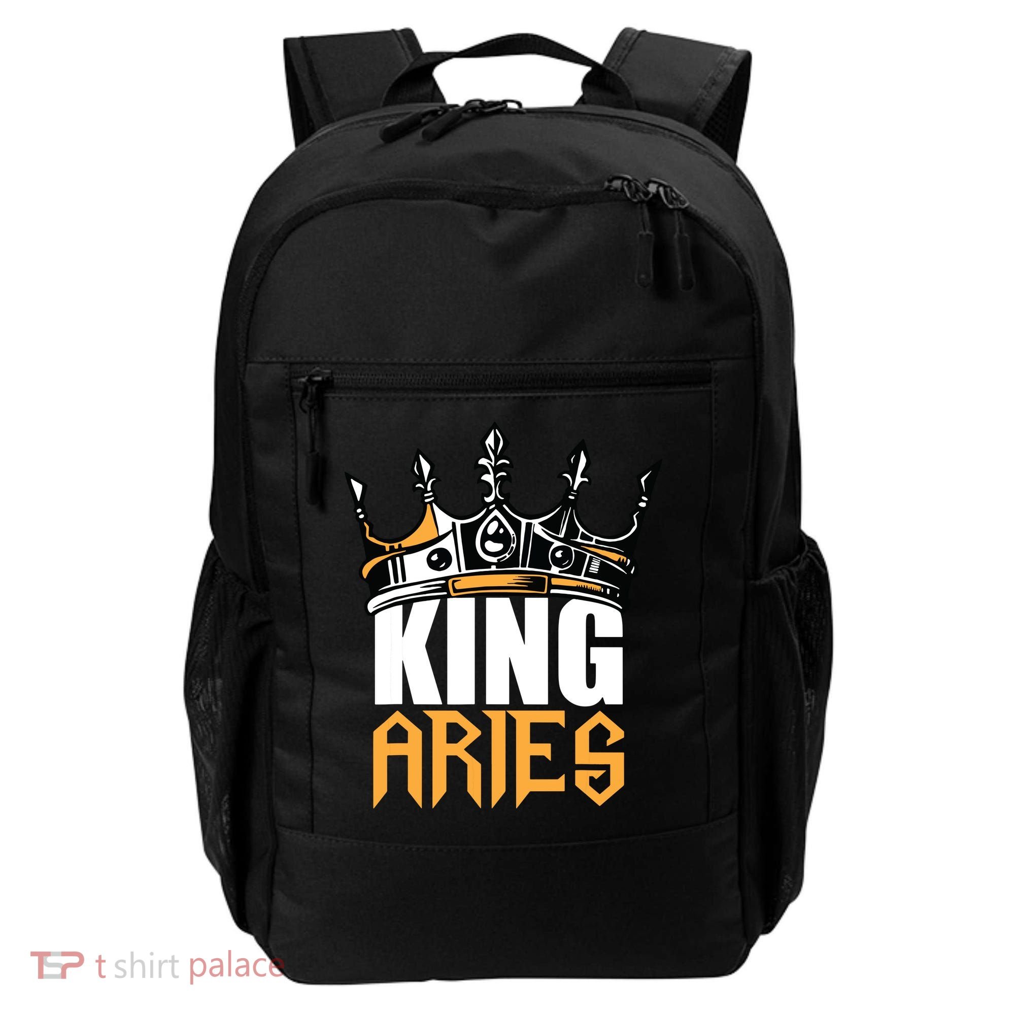 Aries Birthday Gifts King Aries Zodiac Backpack
