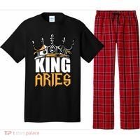 Aries Birthday Gifts King Aries Zodiac Pajama Set thumb 0