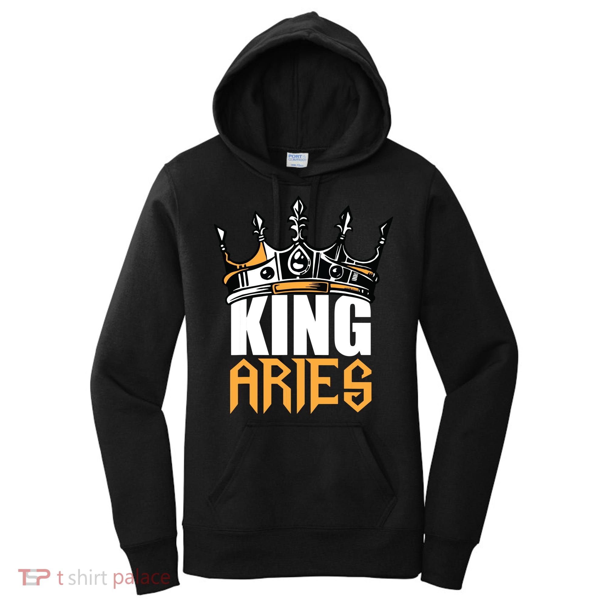 Aries Birthday Gifts King Aries Zodiac Women's Hoodie