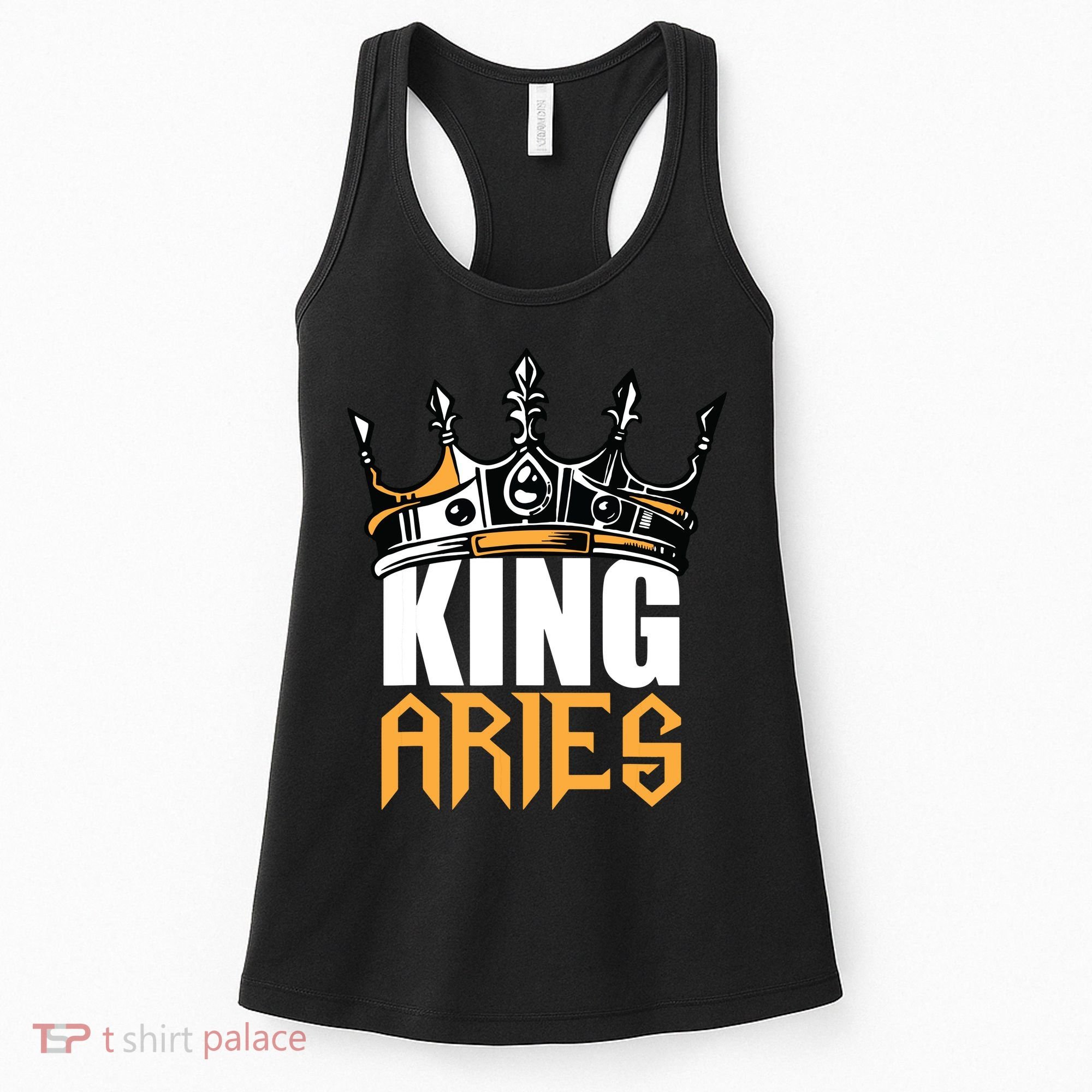 Aries Birthday Gifts King Aries Zodiac Women's Tank Top