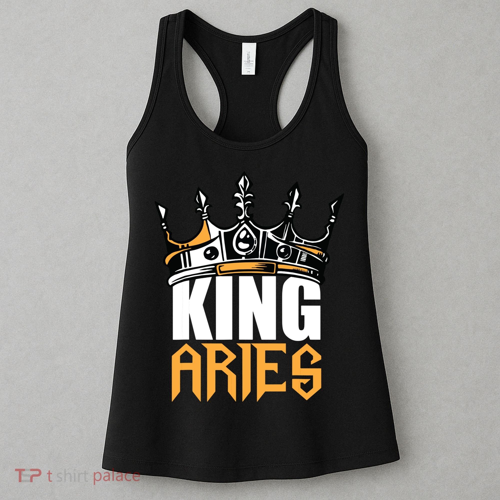 Aries Birthday Gifts King Aries Zodiac Women's Tank Top