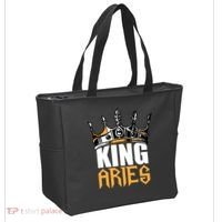Aries Birthday Gifts King Aries Zodiac Tote Bag thumb 2
