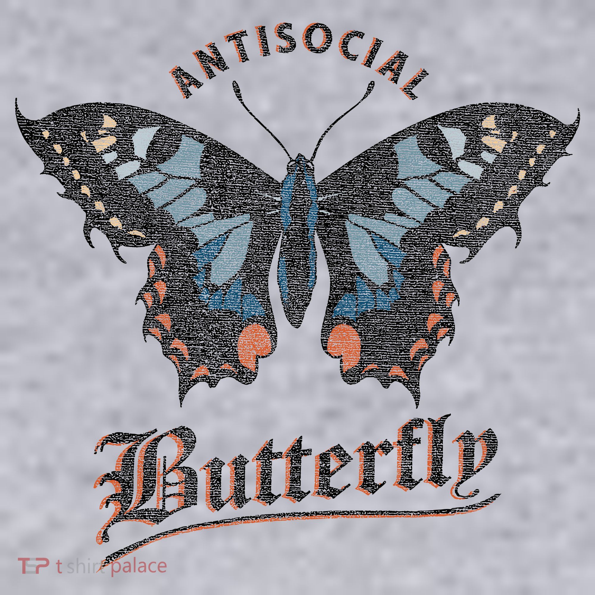 Antisocial Butterfly Grunge Fairycore Aesthetic Introvert Women's Sweatshirt