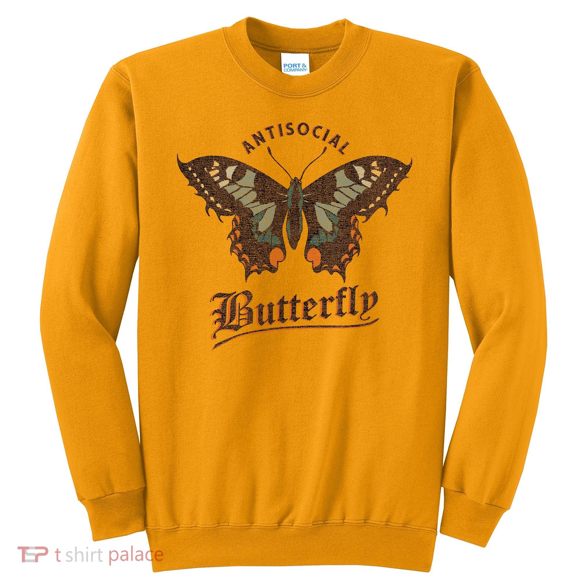 Antisocial Butterfly Grunge Fairycore Aesthetic Introvert Sweatshirt