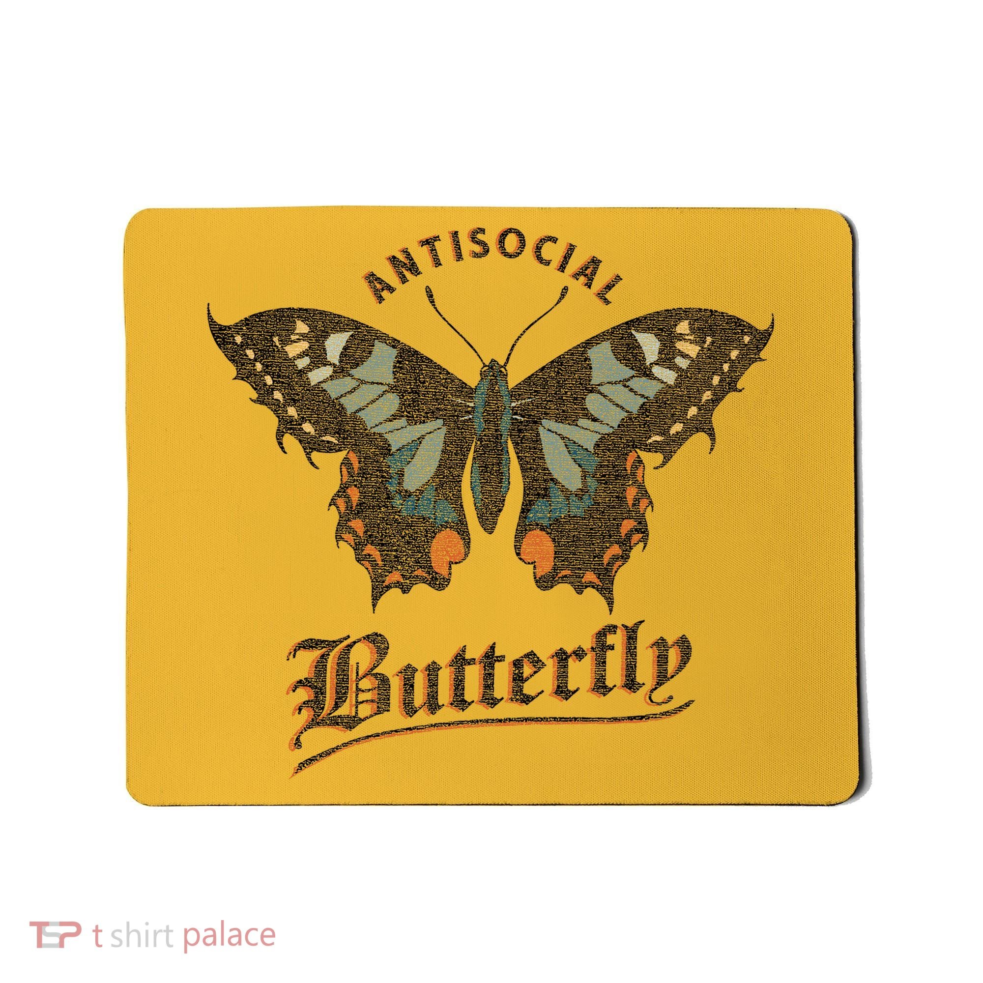 Antisocial Butterfly Grunge Fairycore Aesthetic Introvert Mousepad