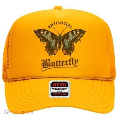 Antisocial Butterfly Grunge Fairycore Aesthetic Introvert Hat