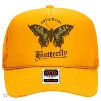 Antisocial Butterfly Grunge Fairycore Aesthetic Introvert Hat thumb 0