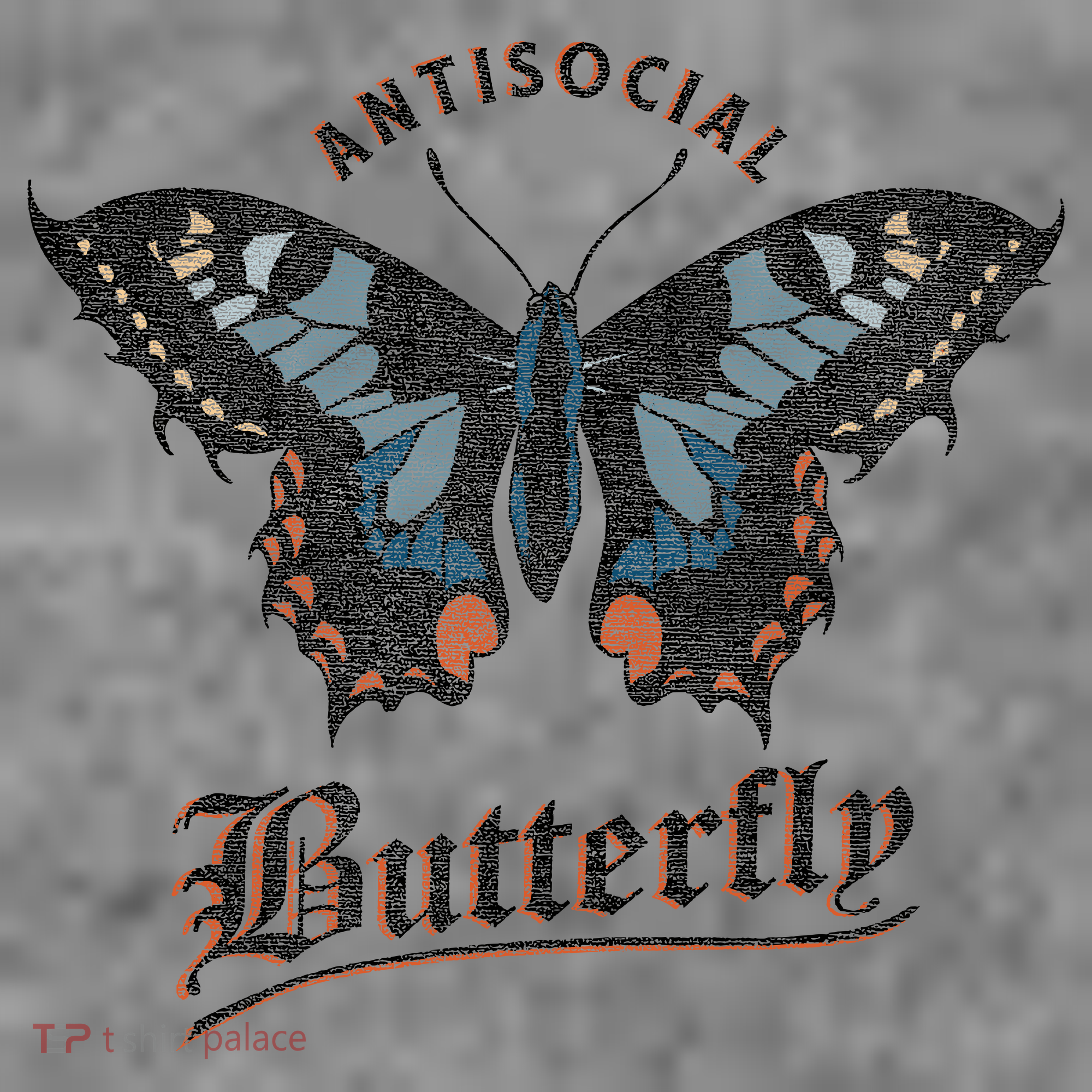 Antisocial Butterfly Grunge Fairycore Aesthetic Introvert Toddler Hoodie