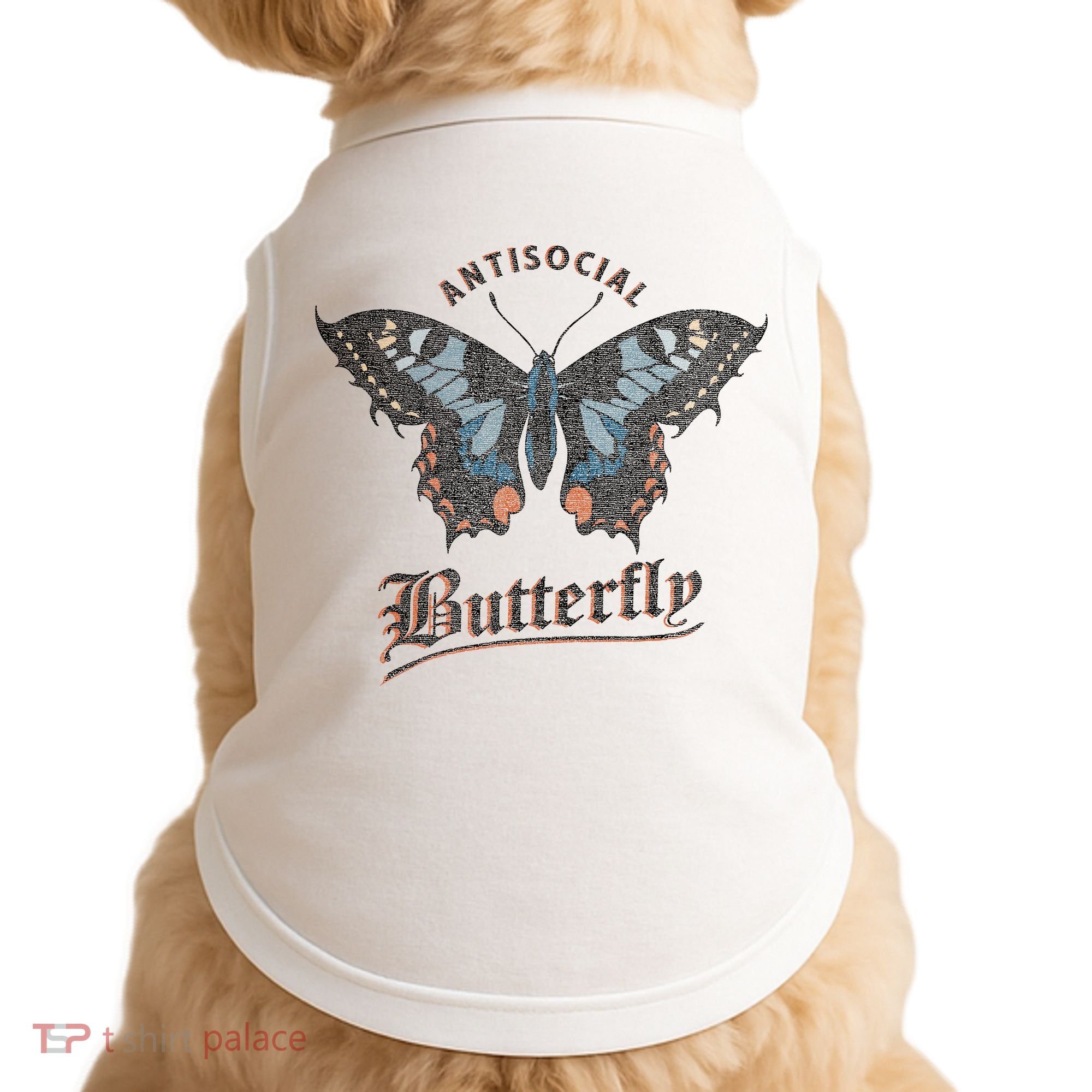 Antisocial Butterfly Grunge Fairycore Aesthetic Introvert Doggie Tank
