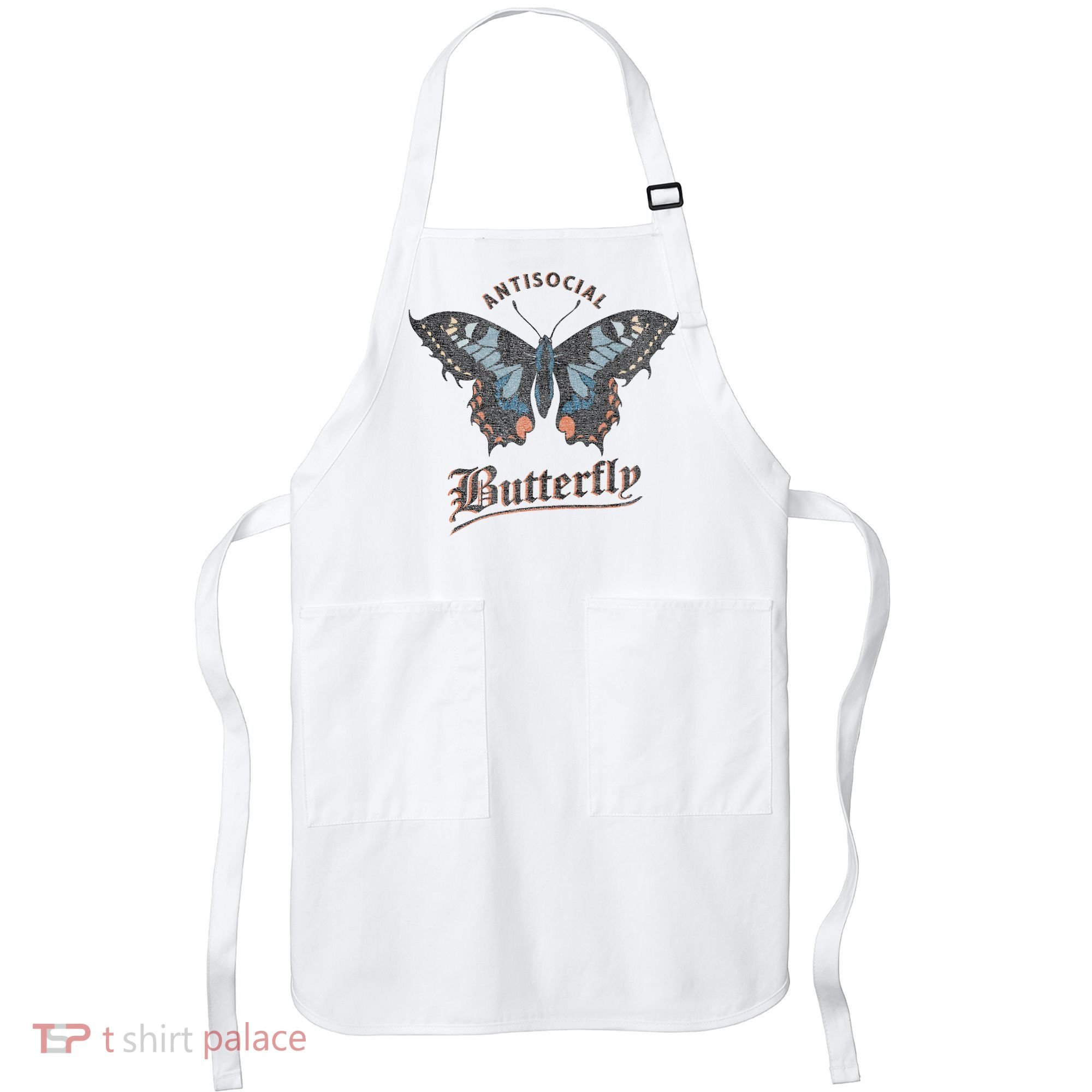 Antisocial Butterfly Grunge Fairycore Aesthetic Introvert Apron