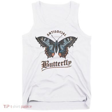 Antisocial Butterfly Grunge Fairycore Aesthetic Introvert Tank Top