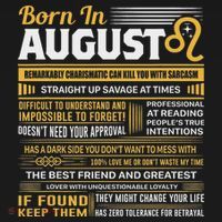 August Birthday Gifts Born In August Leo Women's Hoodie thumb 2