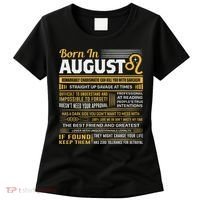August Birthday Gifts Born In August Leo Women's T-Shirt thumb 0
