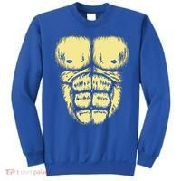 Abominable Bigfoot Gorilla Chest Halloween Gorilla Costume Day Sweatshirt thumb 0