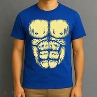 Abominable Bigfoot Gorilla Chest Halloween Gorilla Costume Day T-Shirt thumb 3
