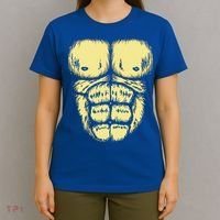 Abominable Bigfoot Gorilla Chest Halloween Gorilla Costume Day T-Shirt thumb 4