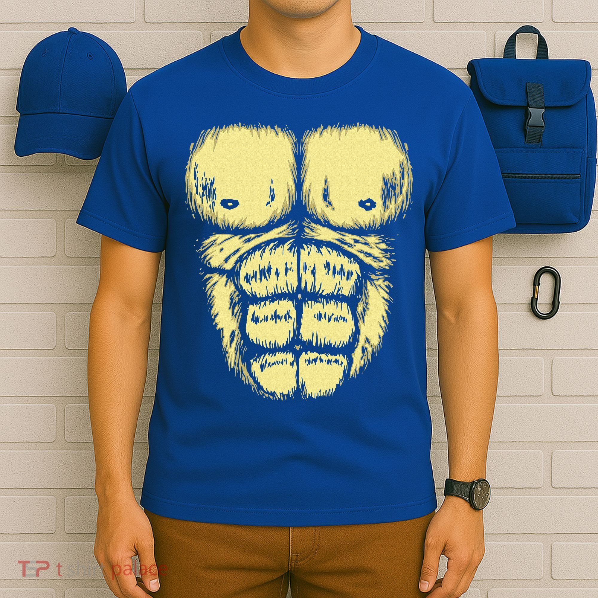 Abominable Bigfoot Gorilla Chest Halloween Gorilla Costume Day T-Shirt