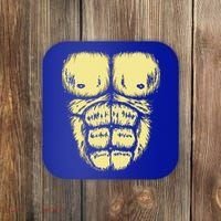 Abominable Bigfoot Gorilla Chest Halloween Gorilla Costume Day Coaster thumb 0