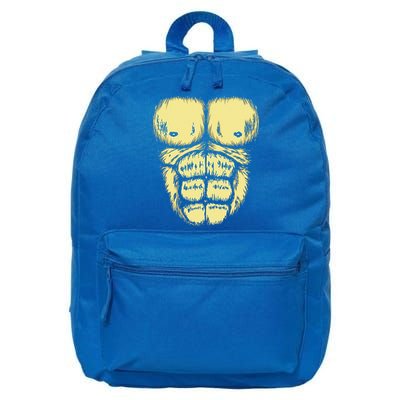 Abominable Bigfoot Gorilla Chest Halloween Gorilla Costume Day 16 in Basic Backpack